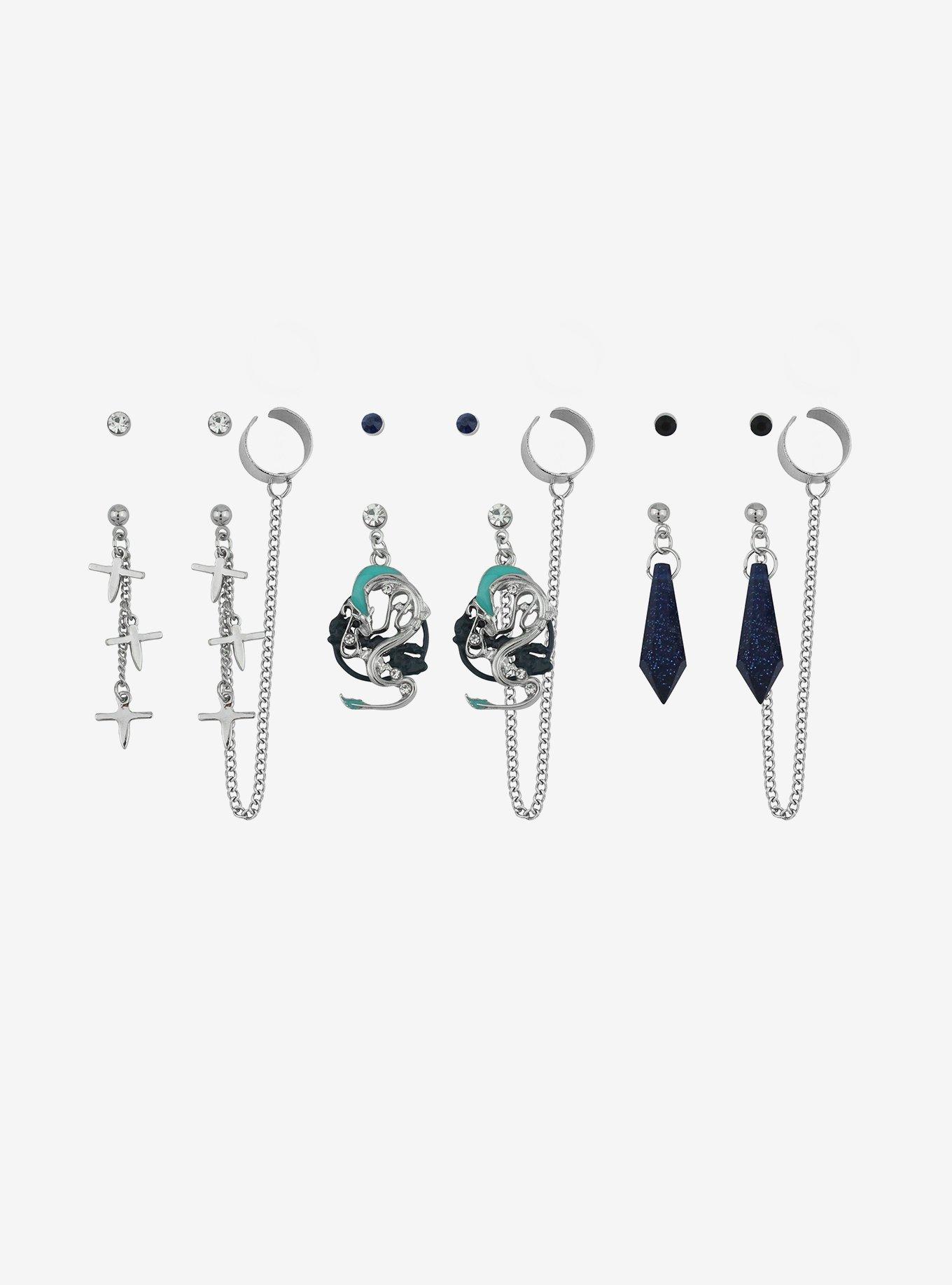 Studio Ghibli® Spirited Away Haku Crystal Cuff Earring Set, , hi-res