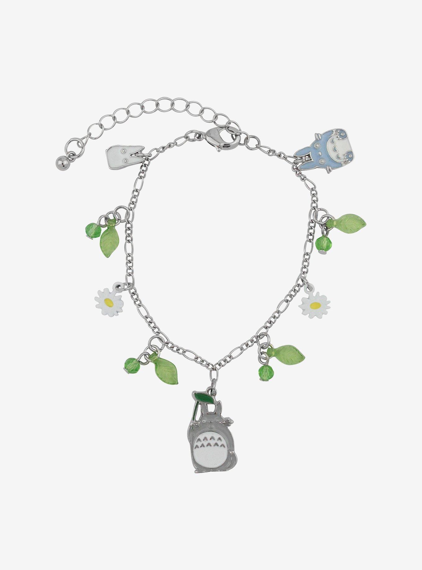 Studio Ghibli My Neighbor Totoro Daisy Leaf Charm Bracelet, , alternate