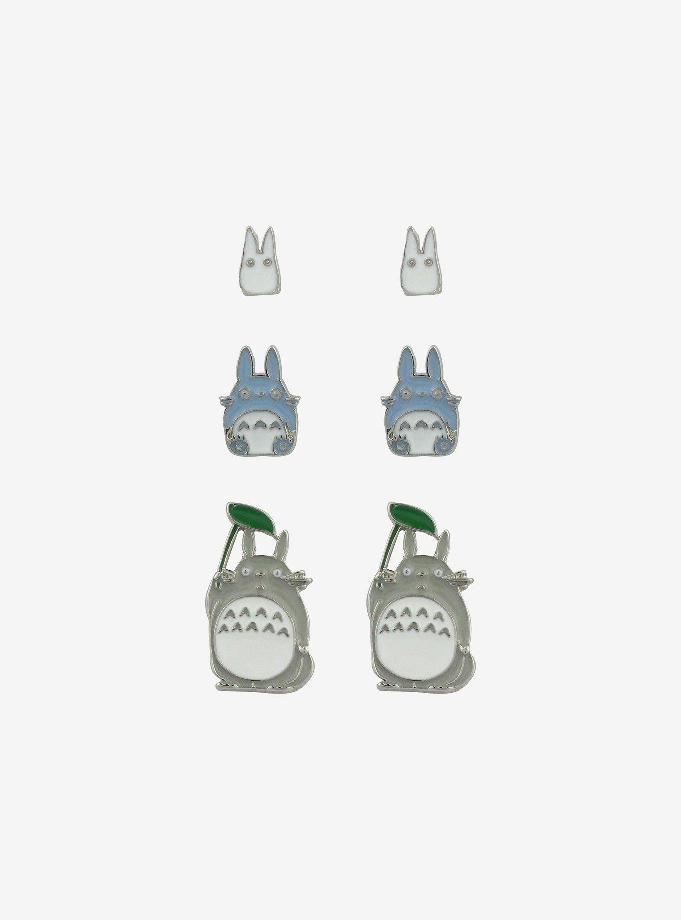 Studio Ghibli My Neighbor Totoro Characters Earring Set, , alternate