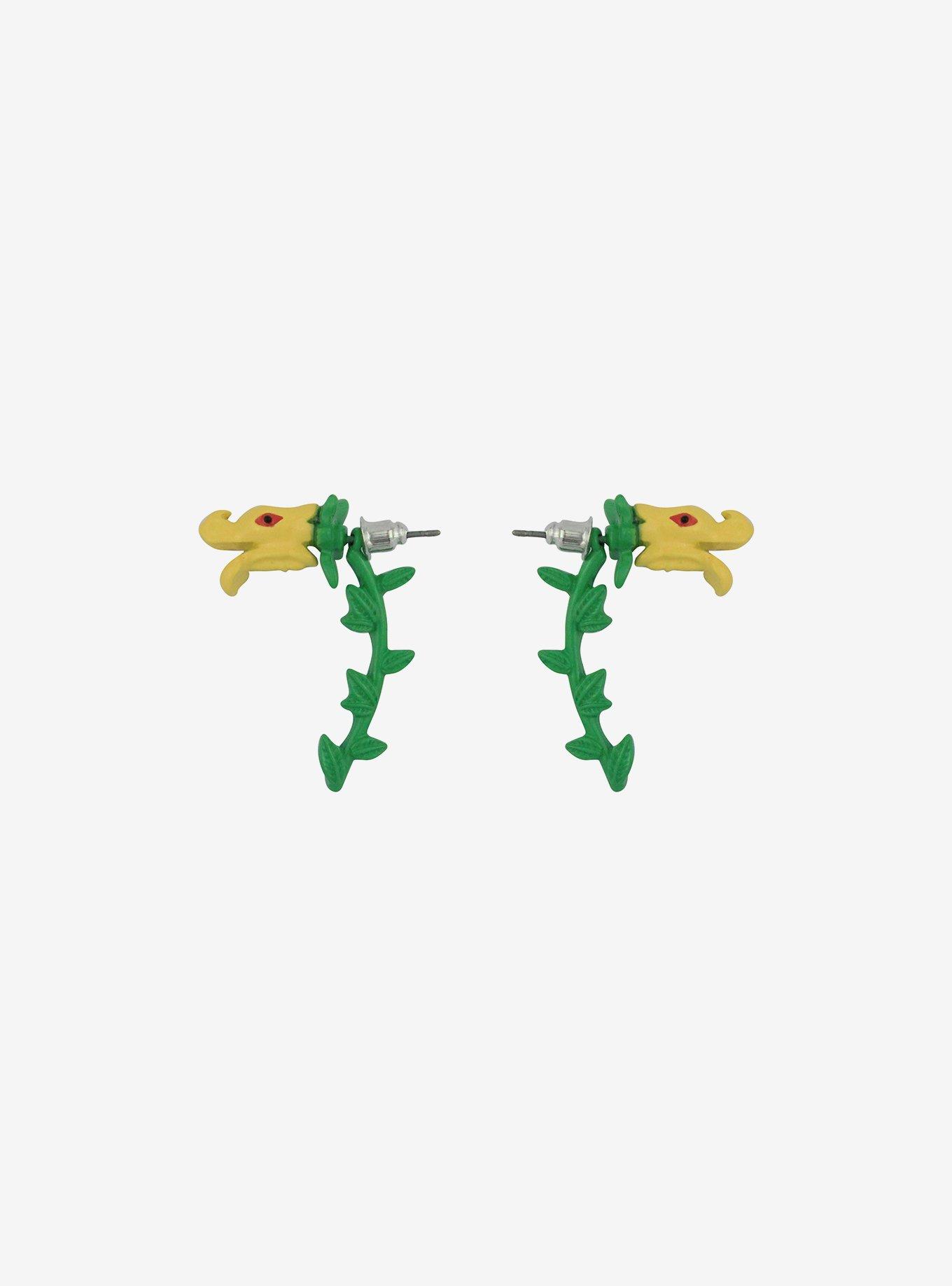 Coraline Snap Dragon Front/Back Earrings, , hi-res