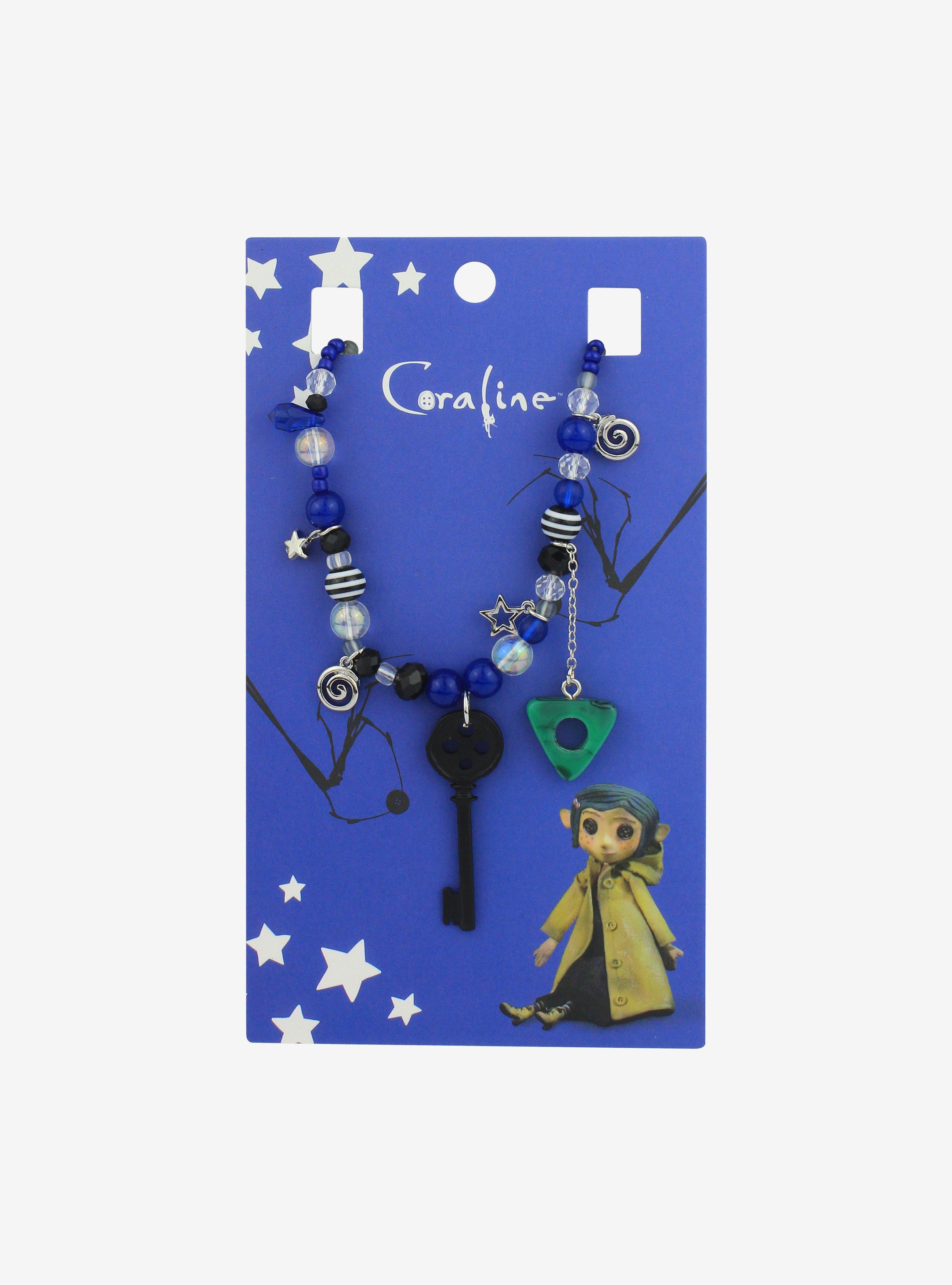 Coraline Key Beaded Necklace