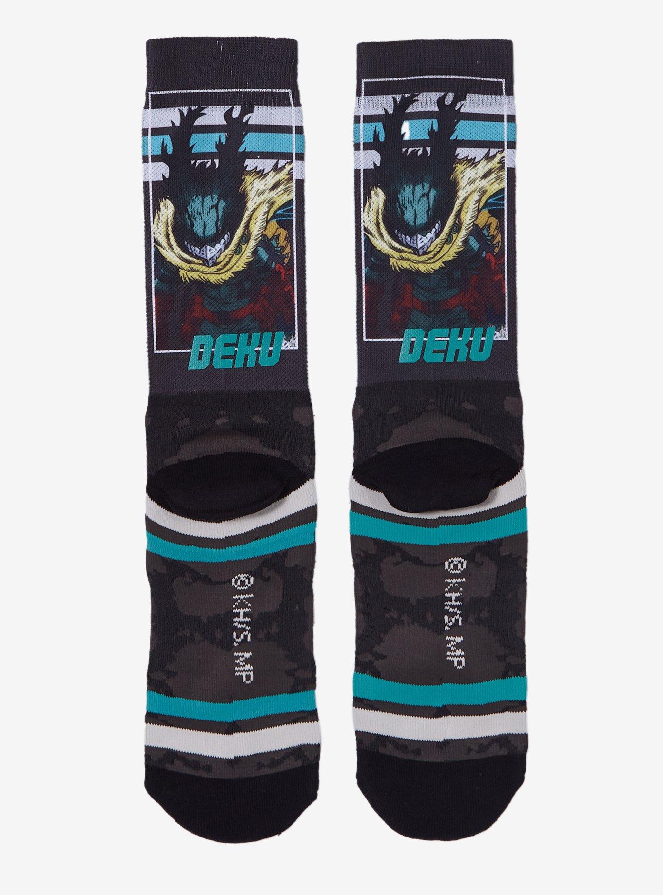 My Hero Academia Vigilante Deku Crew Socks, , alternate