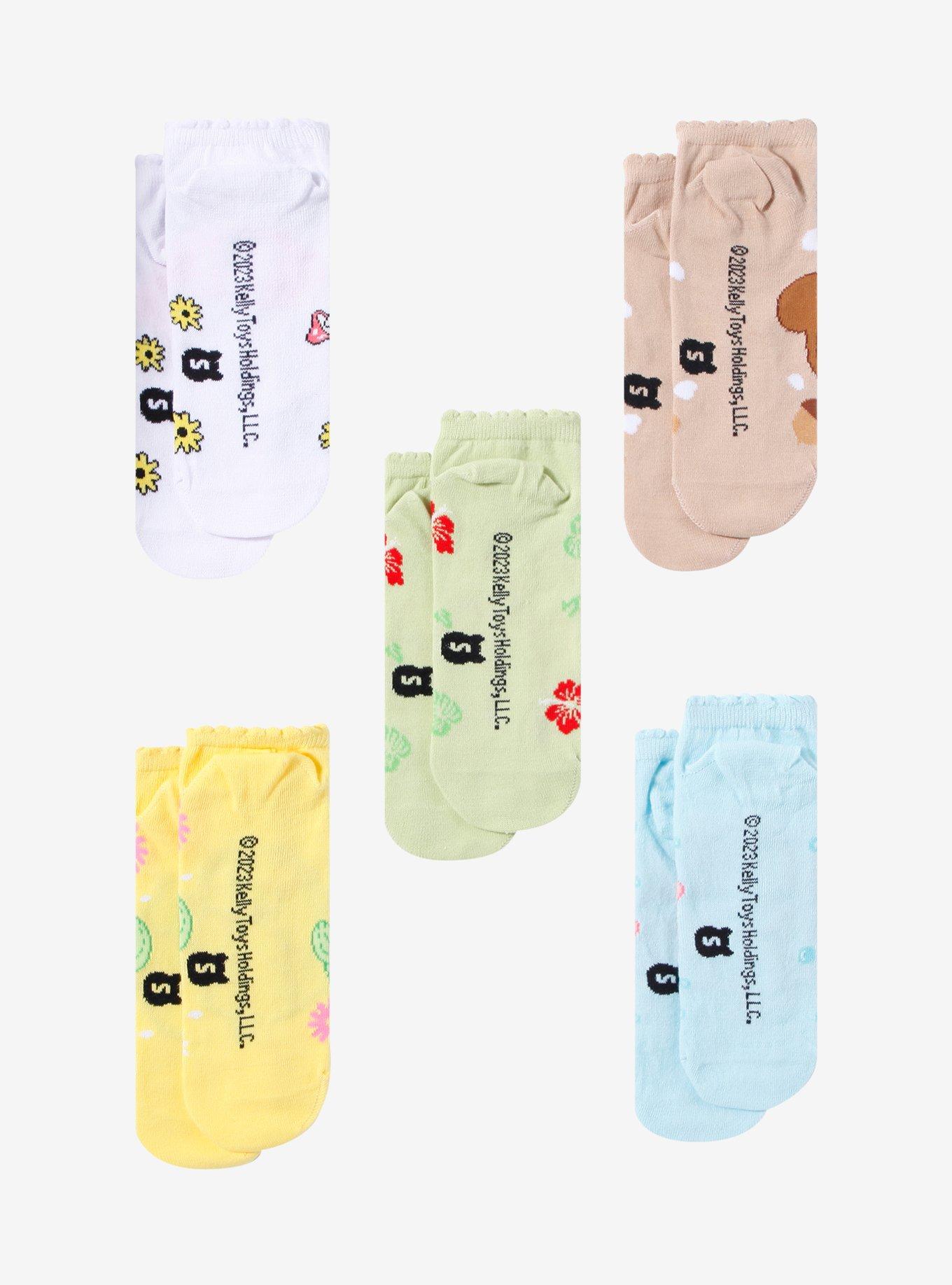 Squishmallows No-Show Socks 5 Pair, , alternate