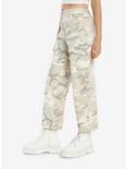 Cream Camouflage Cargo Pants, PINK, alternate