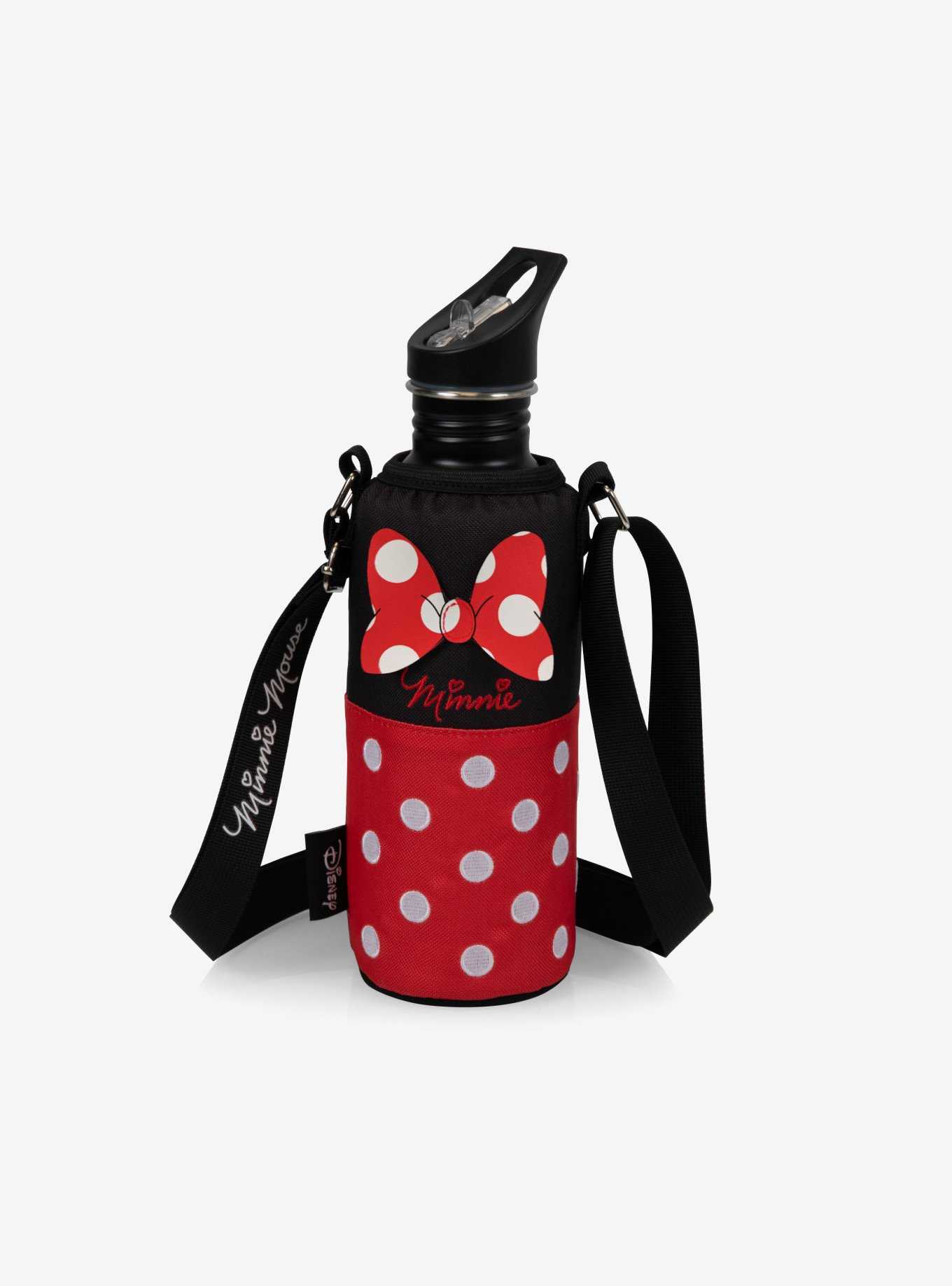 Disney Minnie Mouse Water Bottle with Cooler Tote, , hi-res
