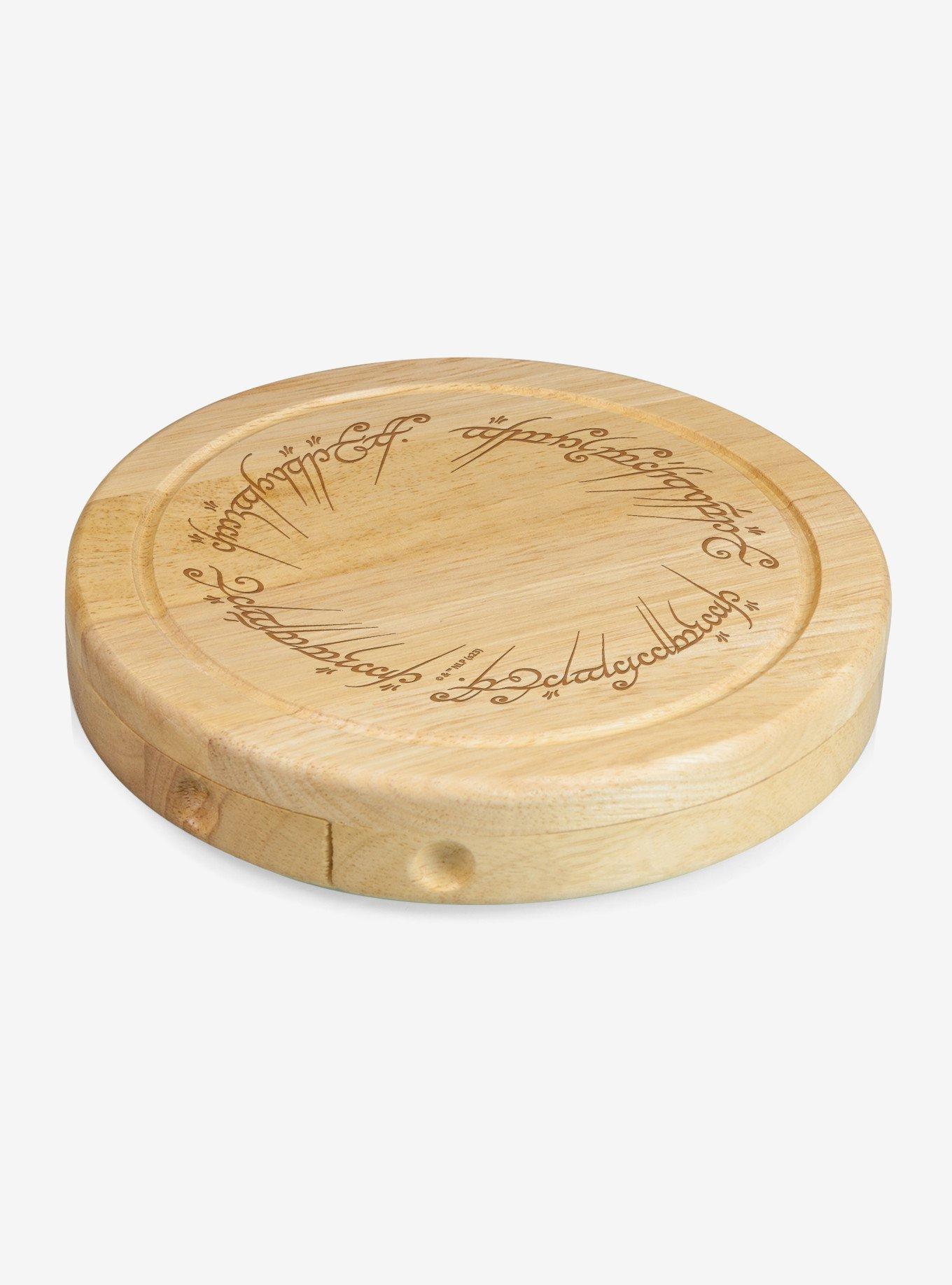 Lord of the Rings Brie Cheese Cutting Board & Tools Set