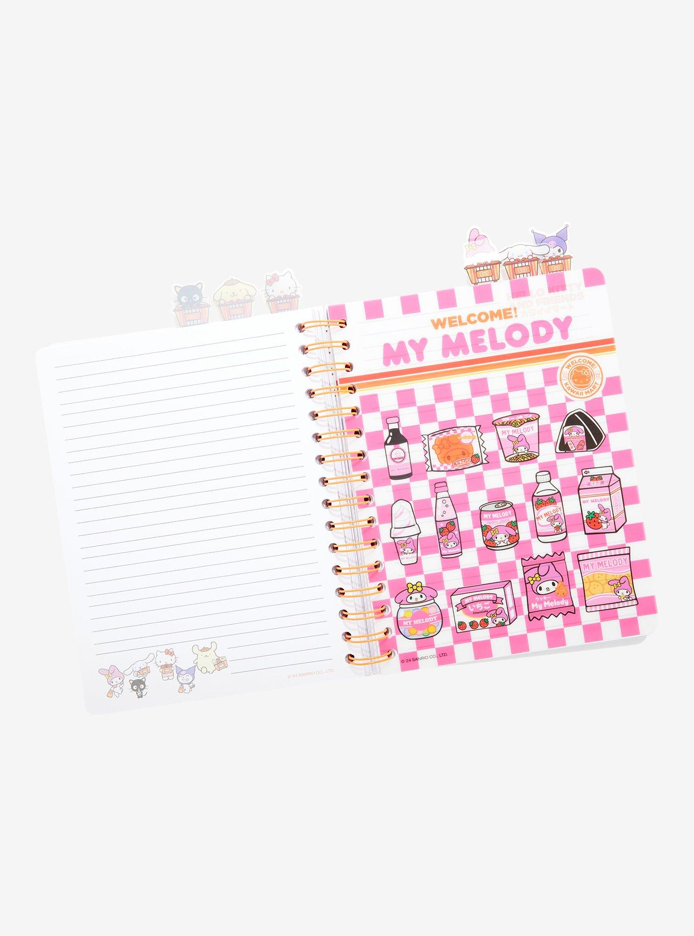 Sanrio Hello Kitty and Friends Kawaii Mart Figural Tab Journal - BoxLunch Exclusive, , hi-res