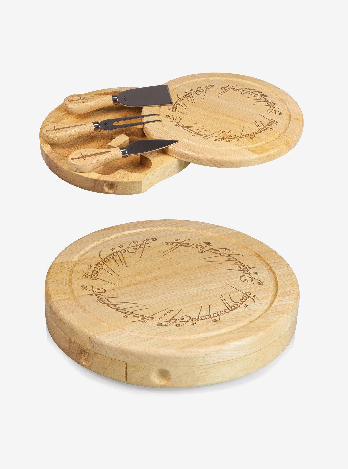 Lord of the Rings Brie Cheese Cutting Board & Tools Set, , alternate