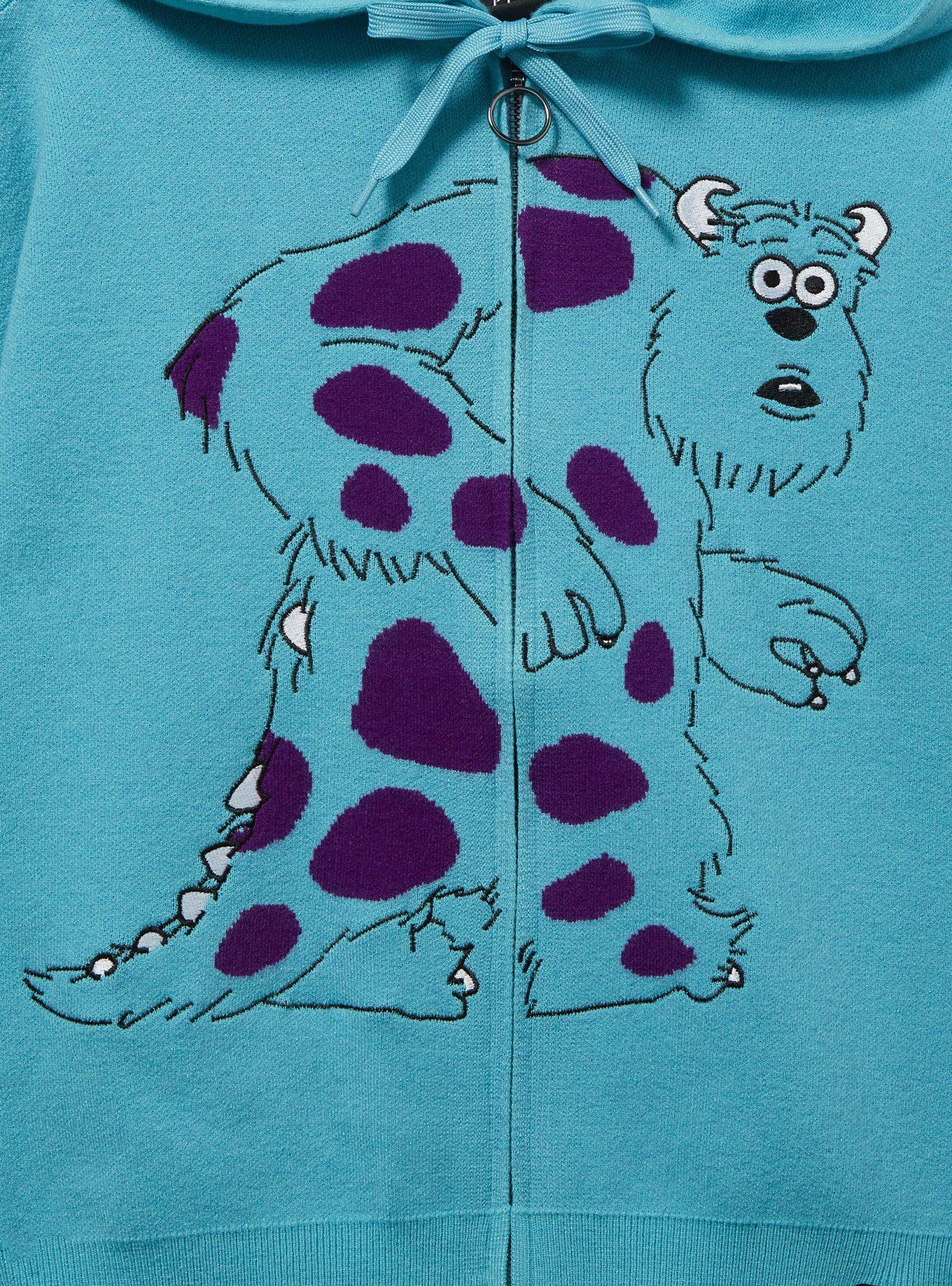 Disney Pixar Monsters, Inc. Sully Knit Zippered Hoodie, MULTI, alternate