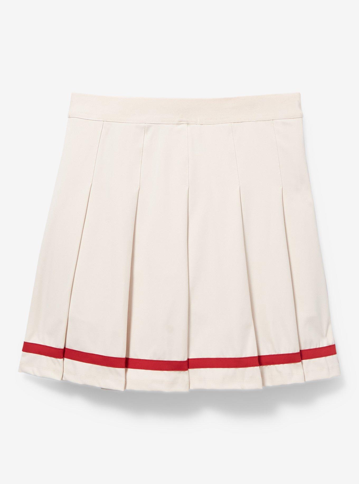 Disney Minnie Mouse Initial Pleated Golf Skirt, IVORY, alternate