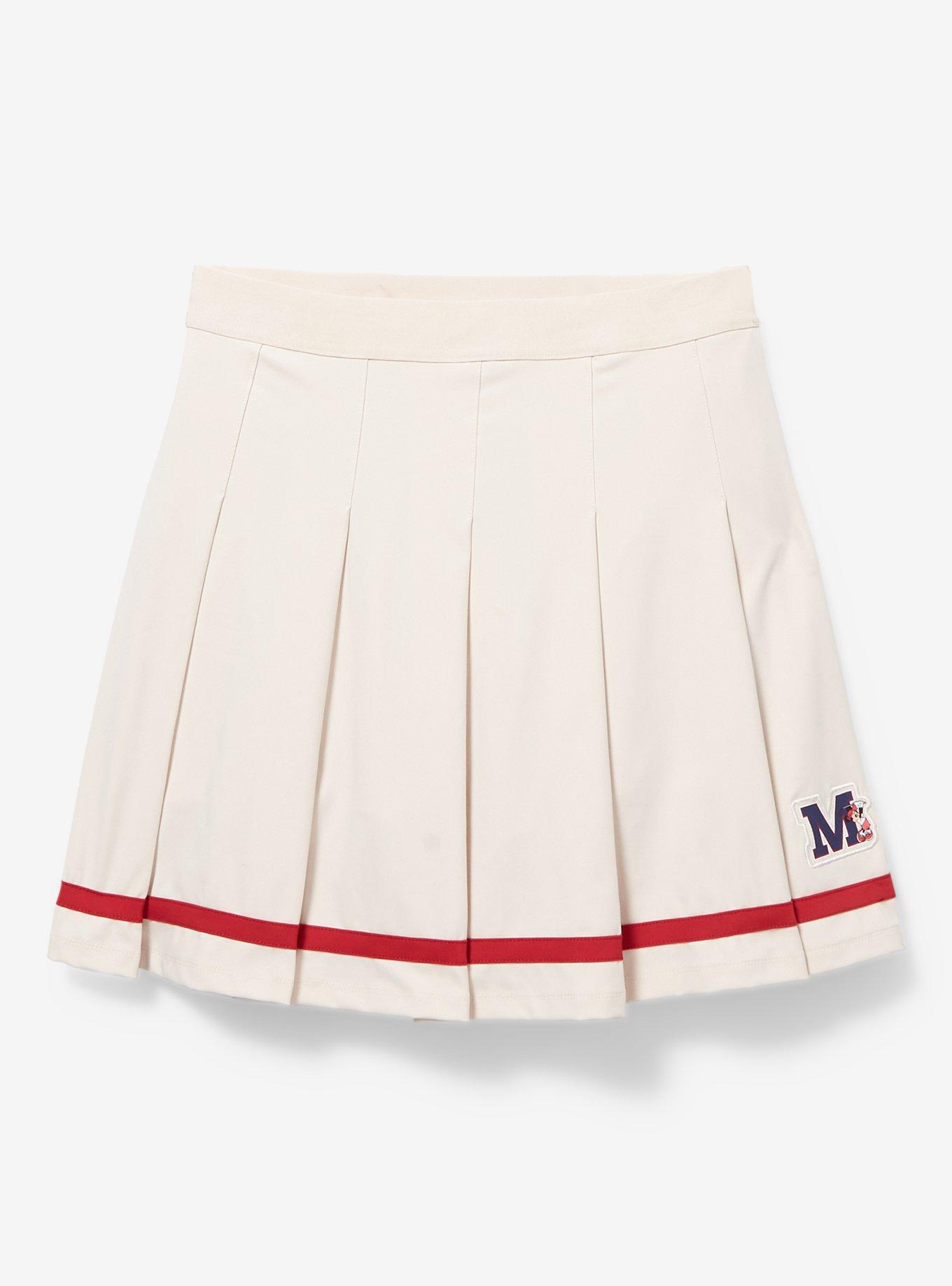 Disney Minnie Mouse Initial Pleated Golf Skirt, IVORY, alternate