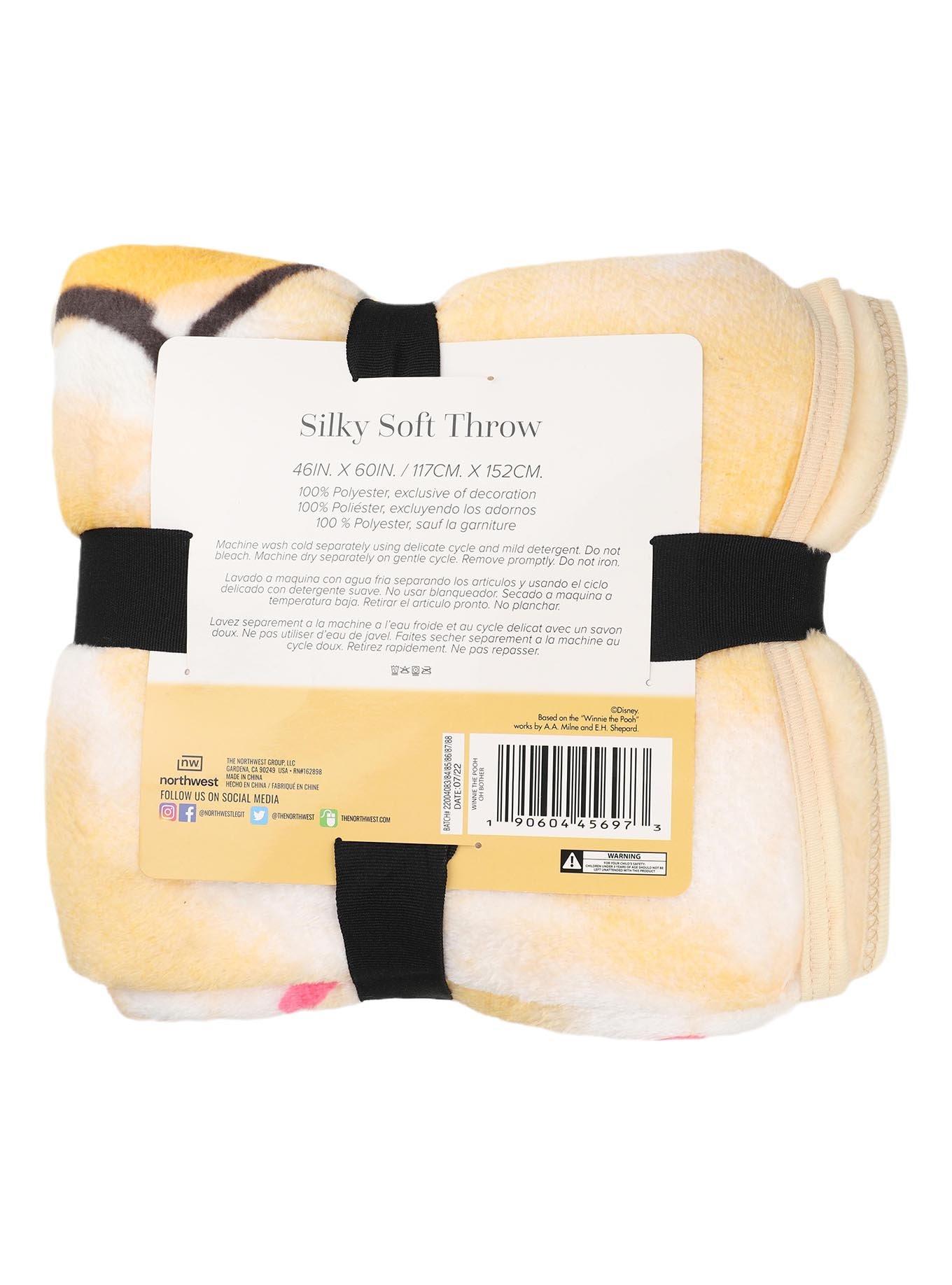 Disney Winnie The Pooh Oh Bother 46X60 Silk Touch Throw, , alternate