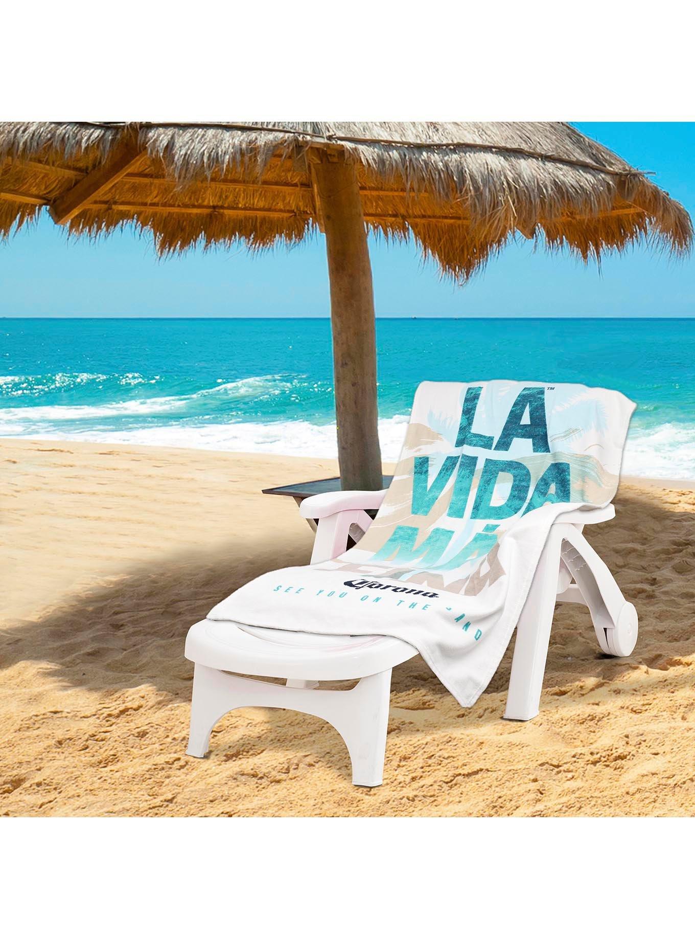 Corona Vida Palm Beach Towel, , hi-res