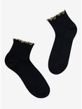 Celestial Lettuce Edge Ankle Socks, , alternate