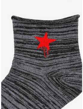 Star & Lip Stripe Ankle Socks, , hi-res