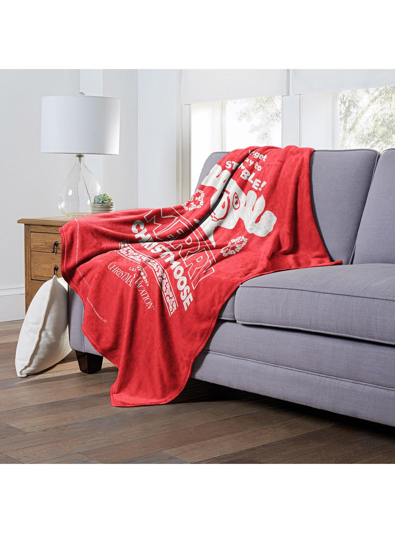 National Lampoon's Christmas Vacation Christmoose Time Silk Touch Throw Blanket, , alternate