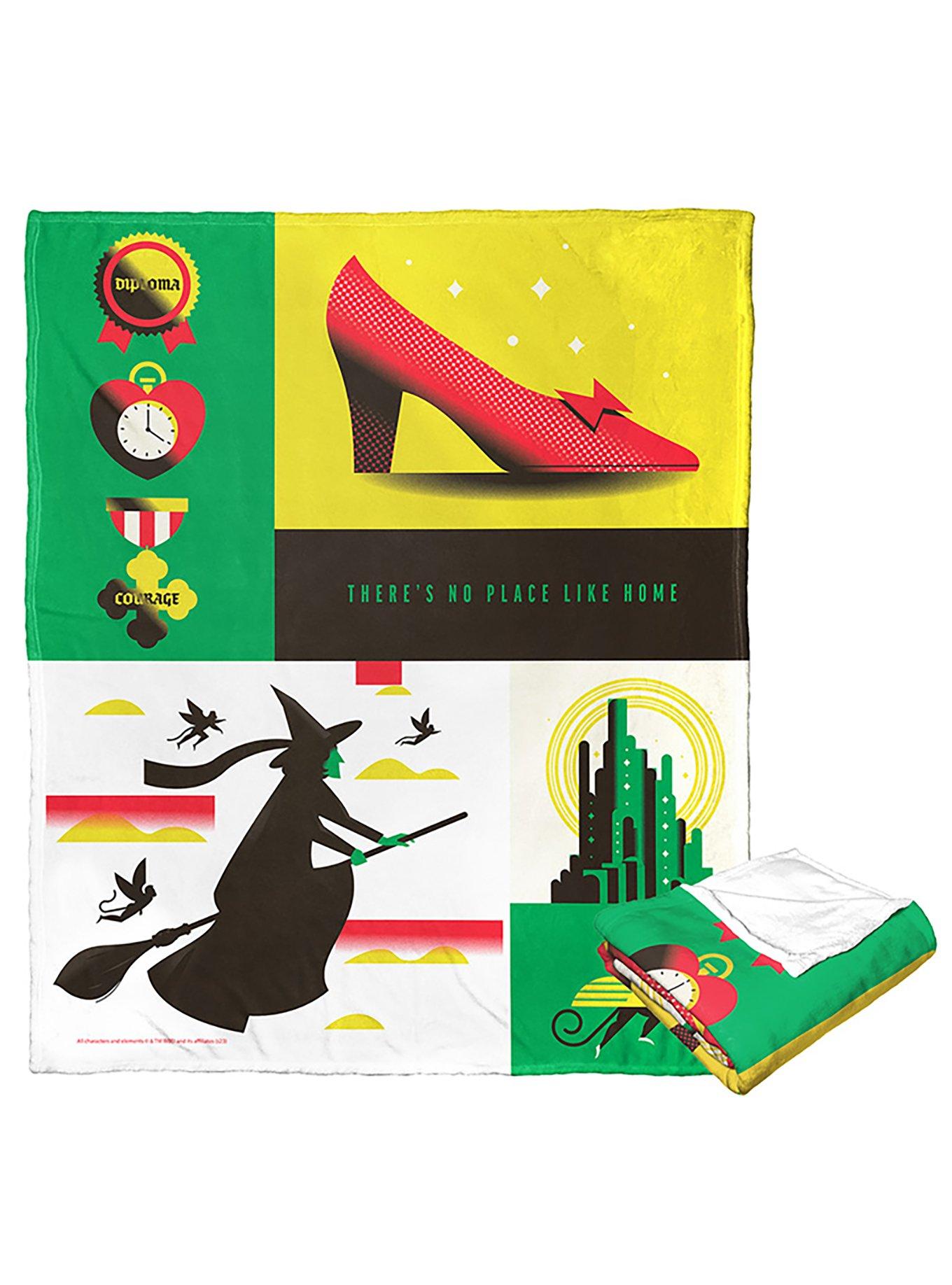 WB 100 The Wizard Of Oz No Place Like Home Silk Touch Throw, , hi-res
