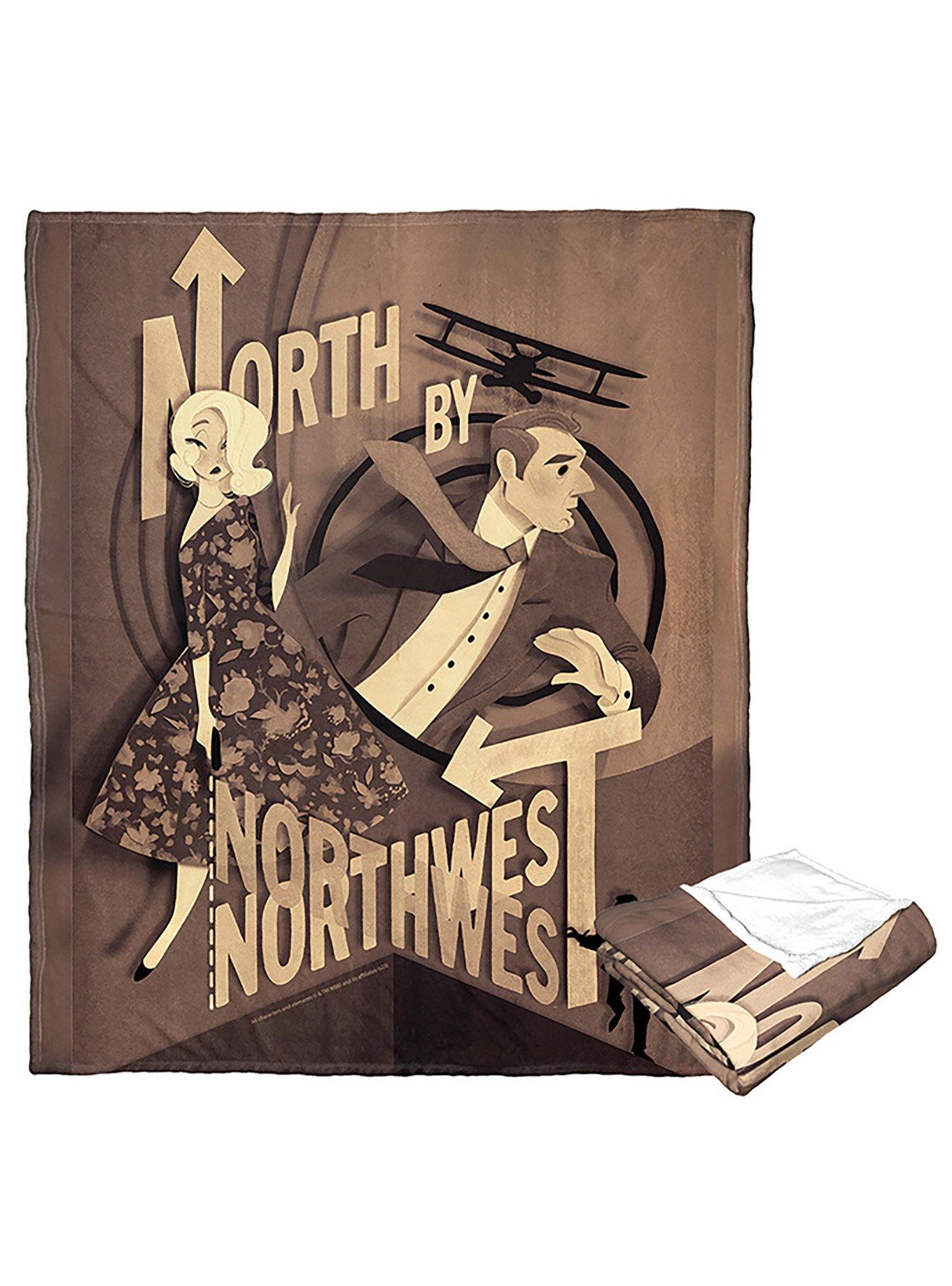 WB 100 North By Northwest Paper Poster Silk Touch Throw, , alternate