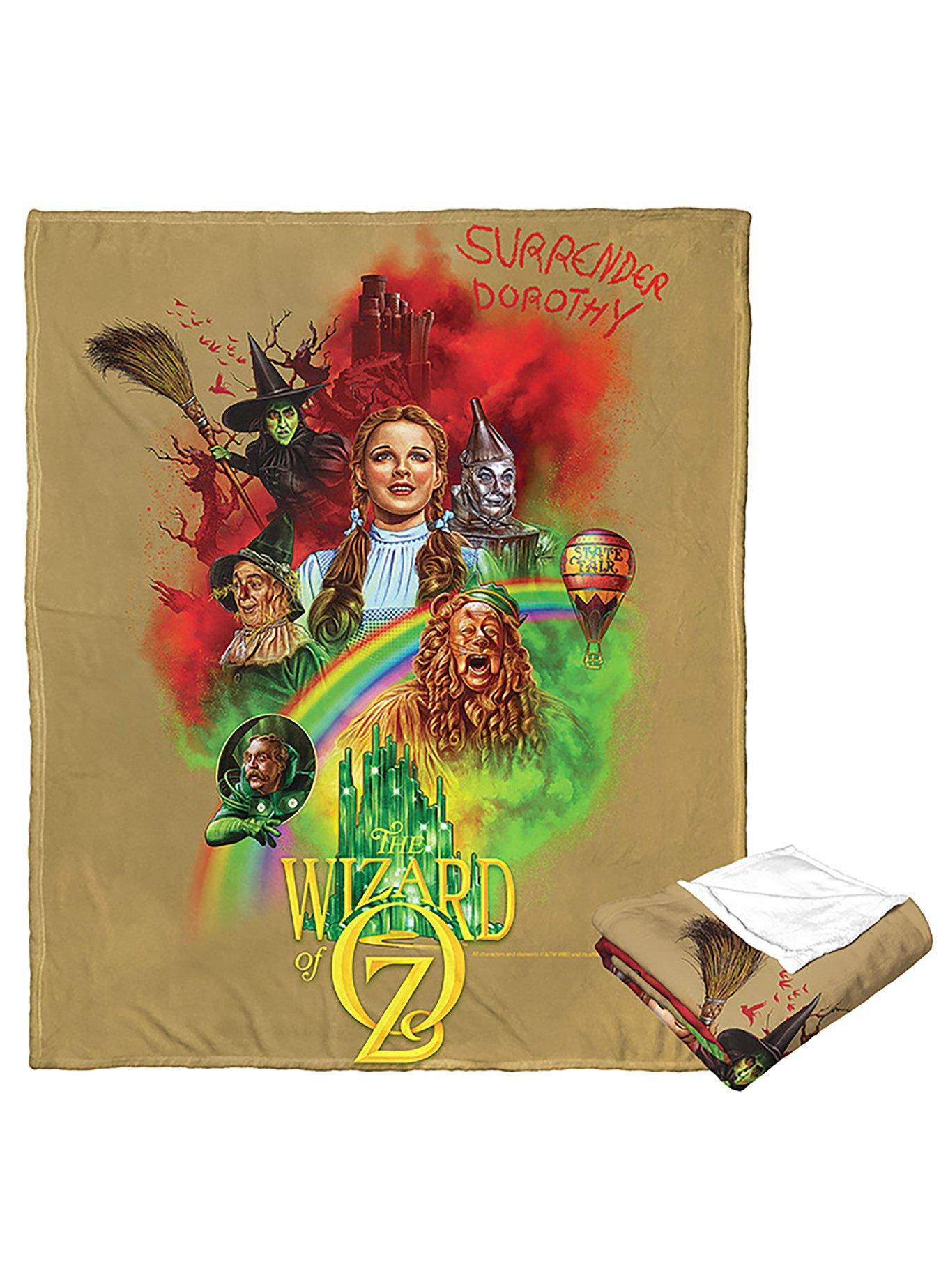 WB 100 The Wizard Of Oz Surrender Dorothy Silk Touch Throw, , hi-res