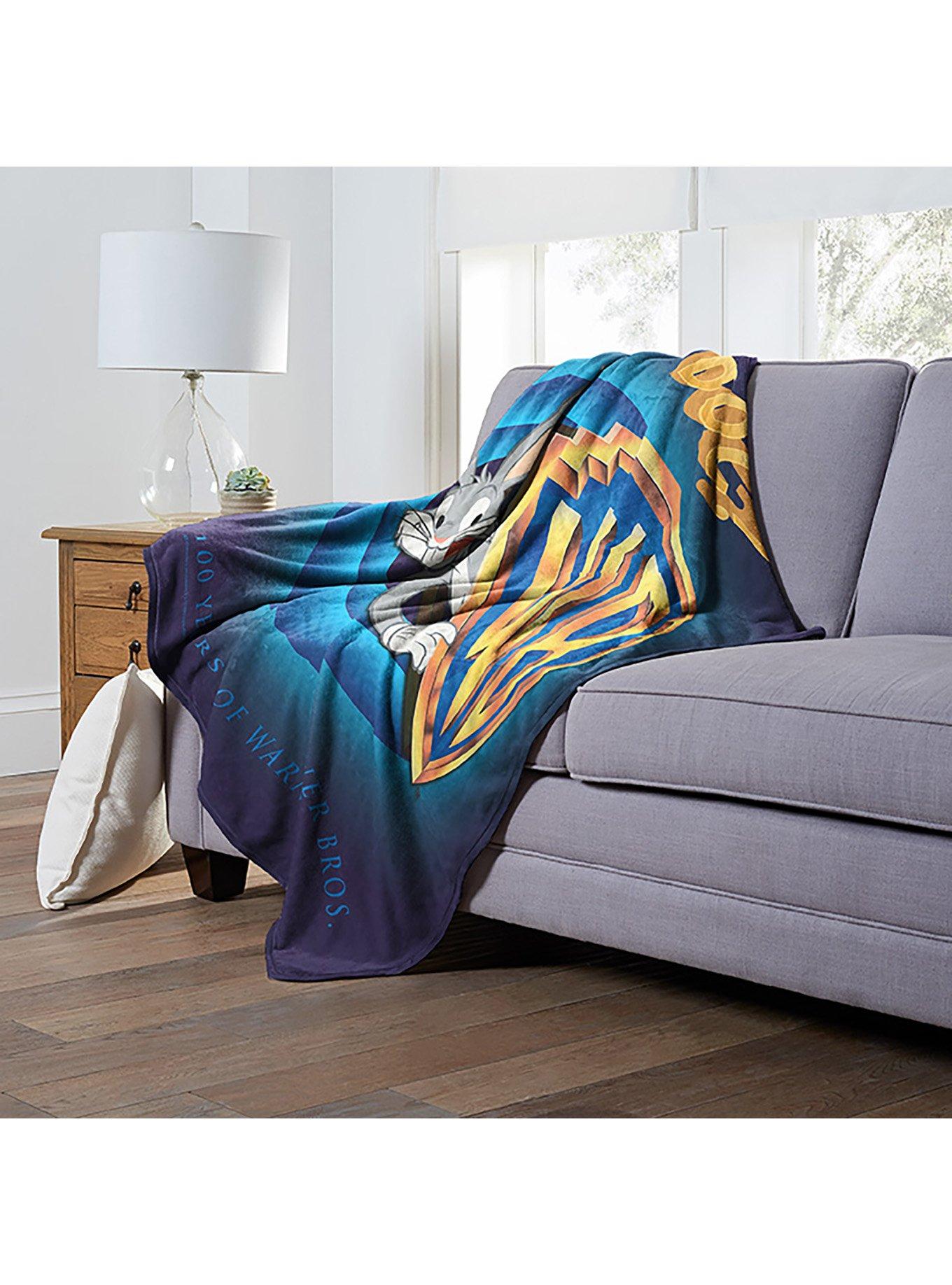 WB 100 Looney Tunes What's Up Doc Silk Touch Throw, , alternate
