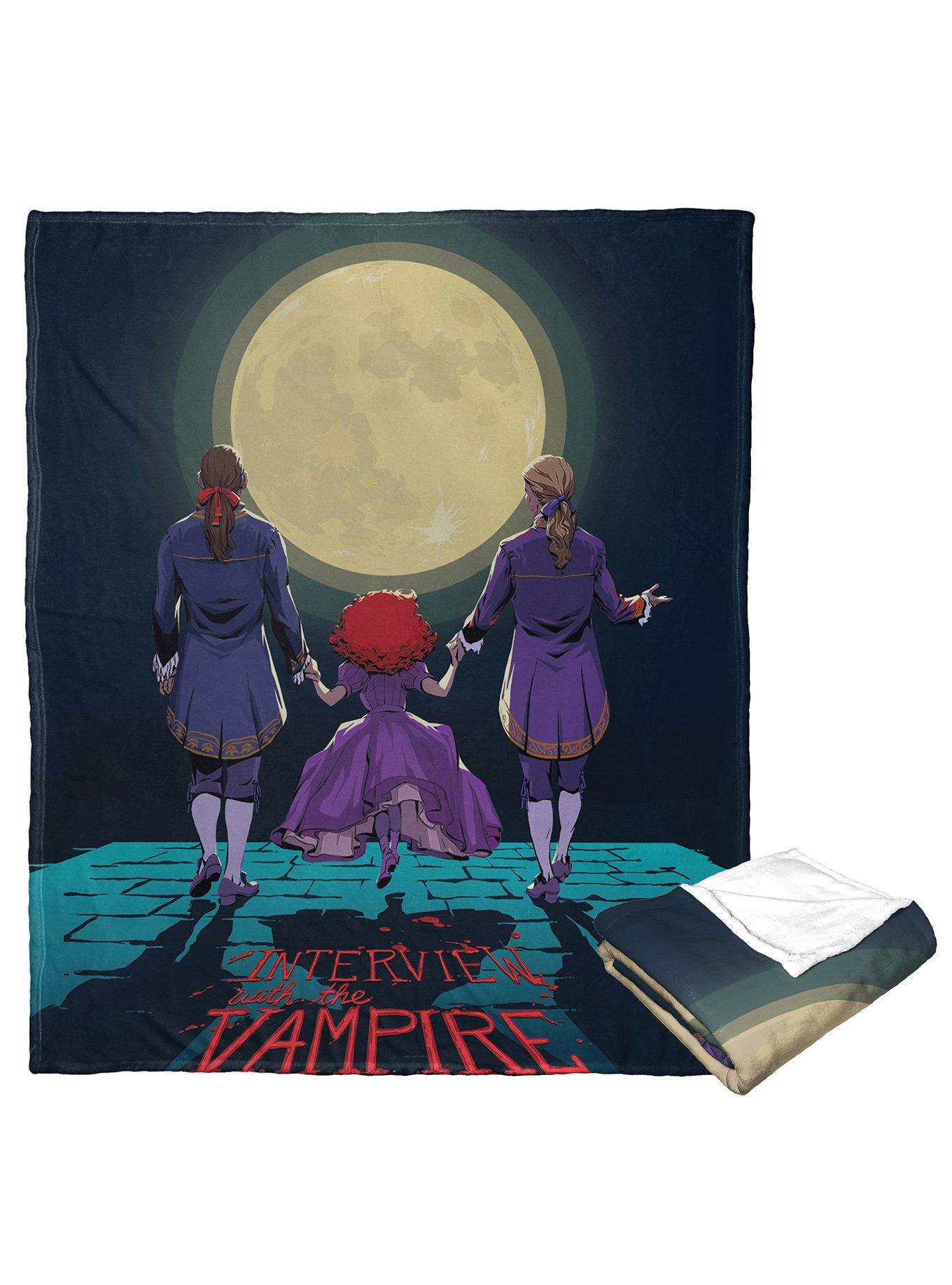WB 100 Interview With A Vampire Powerful And Beautiful Silk Touch Throw, , hi-res