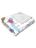 We Bare Bears Bears And Balloons Silk Touch Throw, , alternate