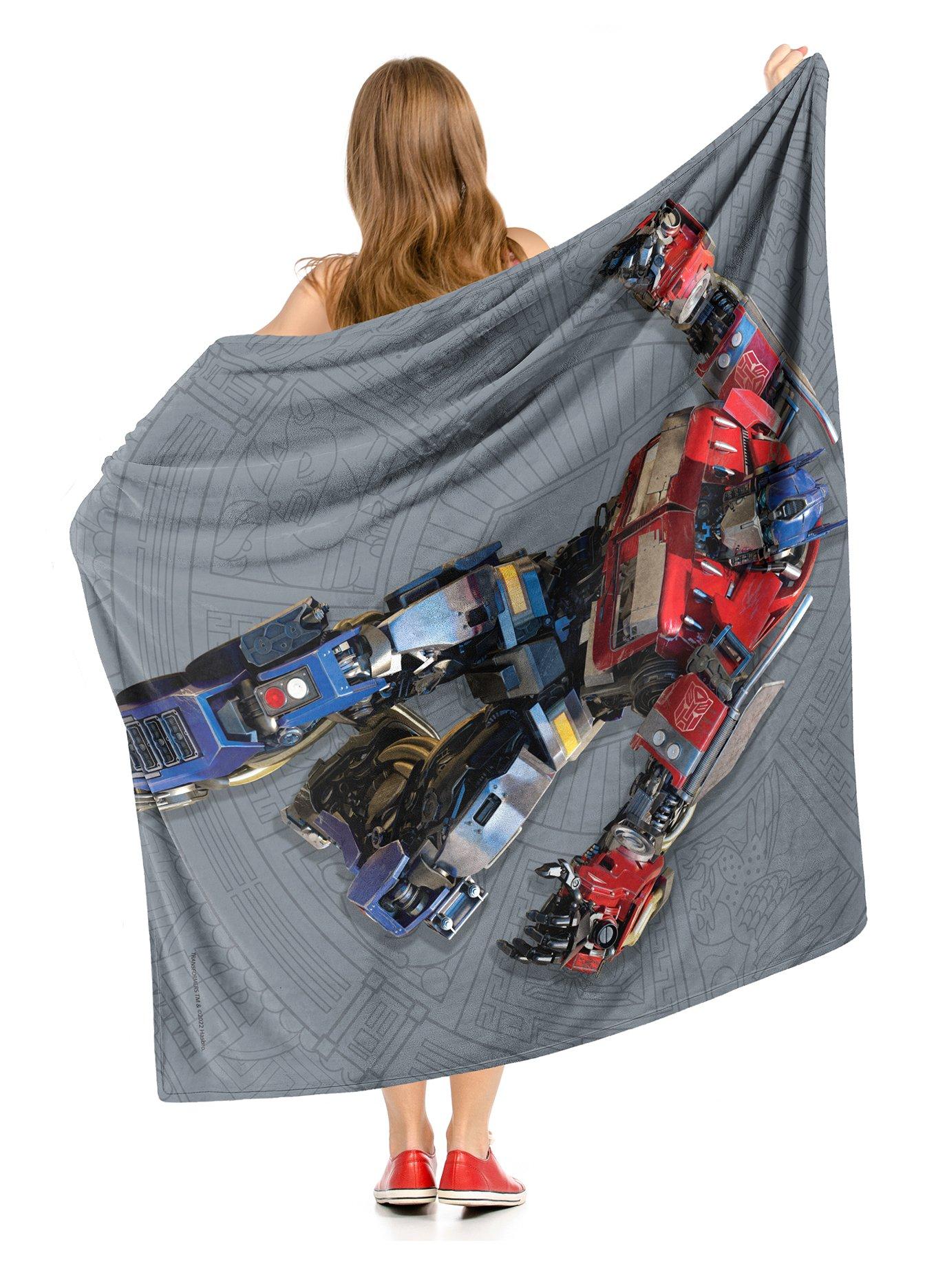 Transformers: Rise Of The Beasts Optimus Prime Silk Touch Throw, , alternate
