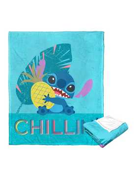Disney Lilo And Stitch Stripey Stitch Silk Touch Throw Blanket, , hi-res