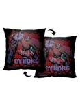Marvel Spider-Man Across The Spiderverse Here Comes Cyborg Printed Throw Pillow, , alternate
