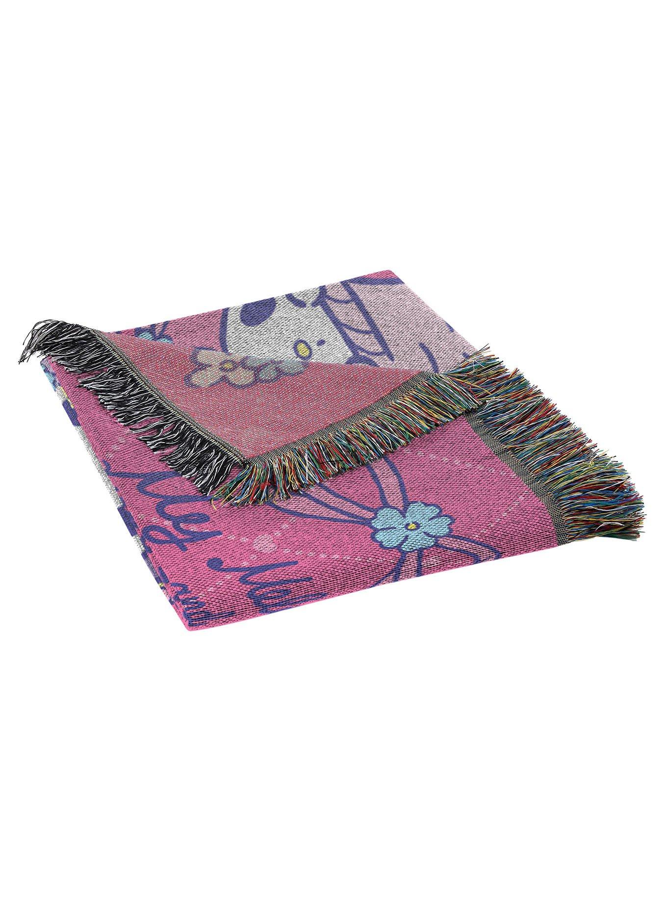 My Melody Flower Basket Fun Woven Tapestry, , alternate