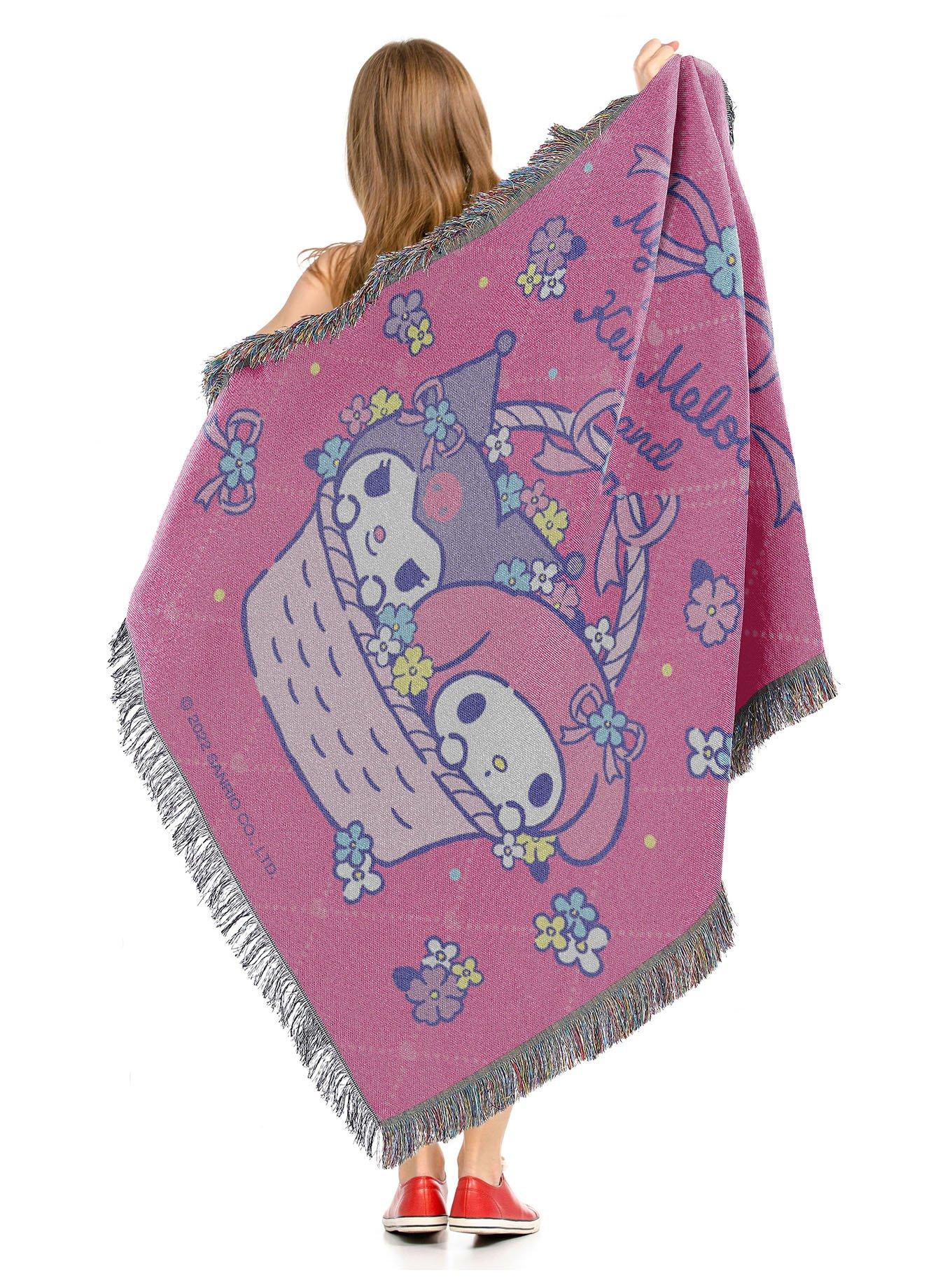 My Melody Flower Basket Fun Woven Tapestry, , alternate