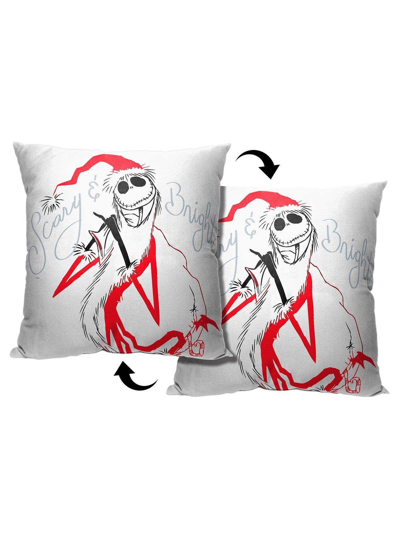 Disney The Nightmare Before Christmas Scary And Bright Printed Throw Pillow, , hi-res