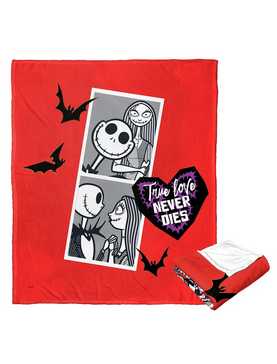 Disney The Nightmare Before Christmas Love Photos Silk Touch Throw, , hi-res