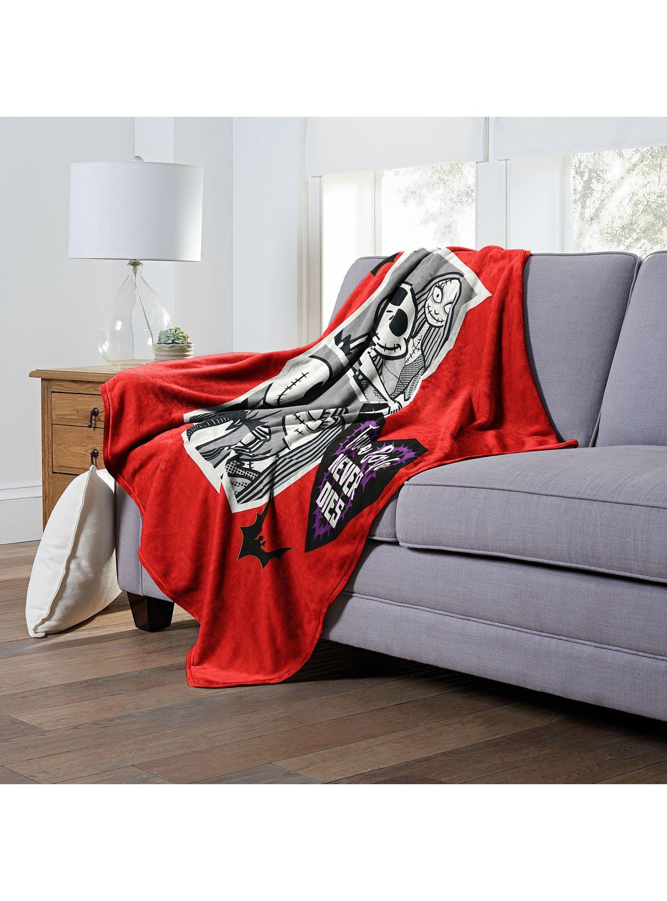 Disney The Nightmare Before Christmas Love Photos Silk Touch Throw, , alternate