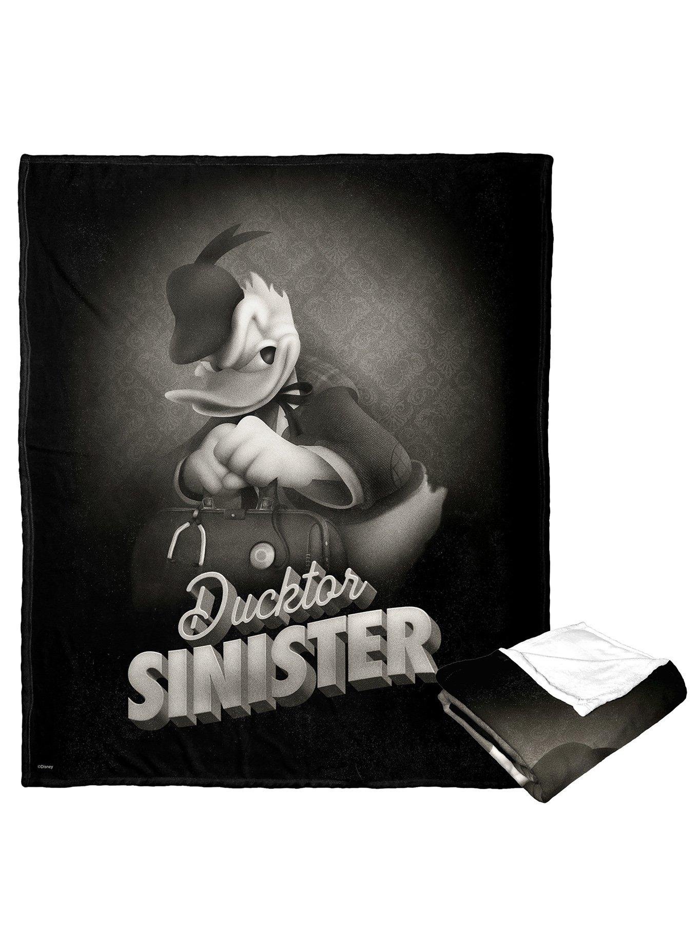 Disney Mickey Mouse Sinister Duck Silk Touch Throw, , hi-res