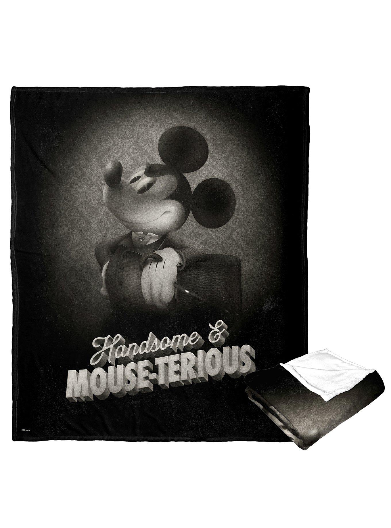 Disney Mickey Mouse Mouseterious Silk Touch Throw, , alternate