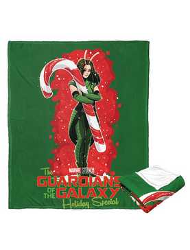 Marvel Guardians Of The Galaxy Holiday Special Candy Cane Mantis Silk Touch Throw Blanket, , hi-res