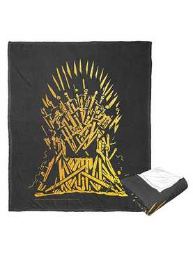 Game Of Thrones Golden Throne Silk Touch Throw Blanket, , hi-res