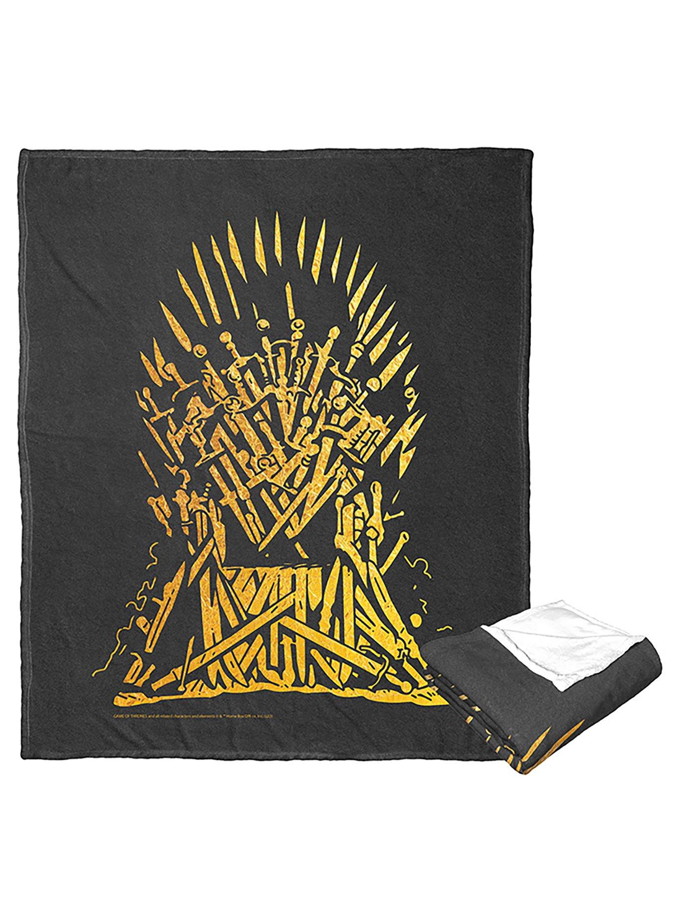 Game Of Thrones Golden Throne Silk Touch Throw Blanket, , alternate