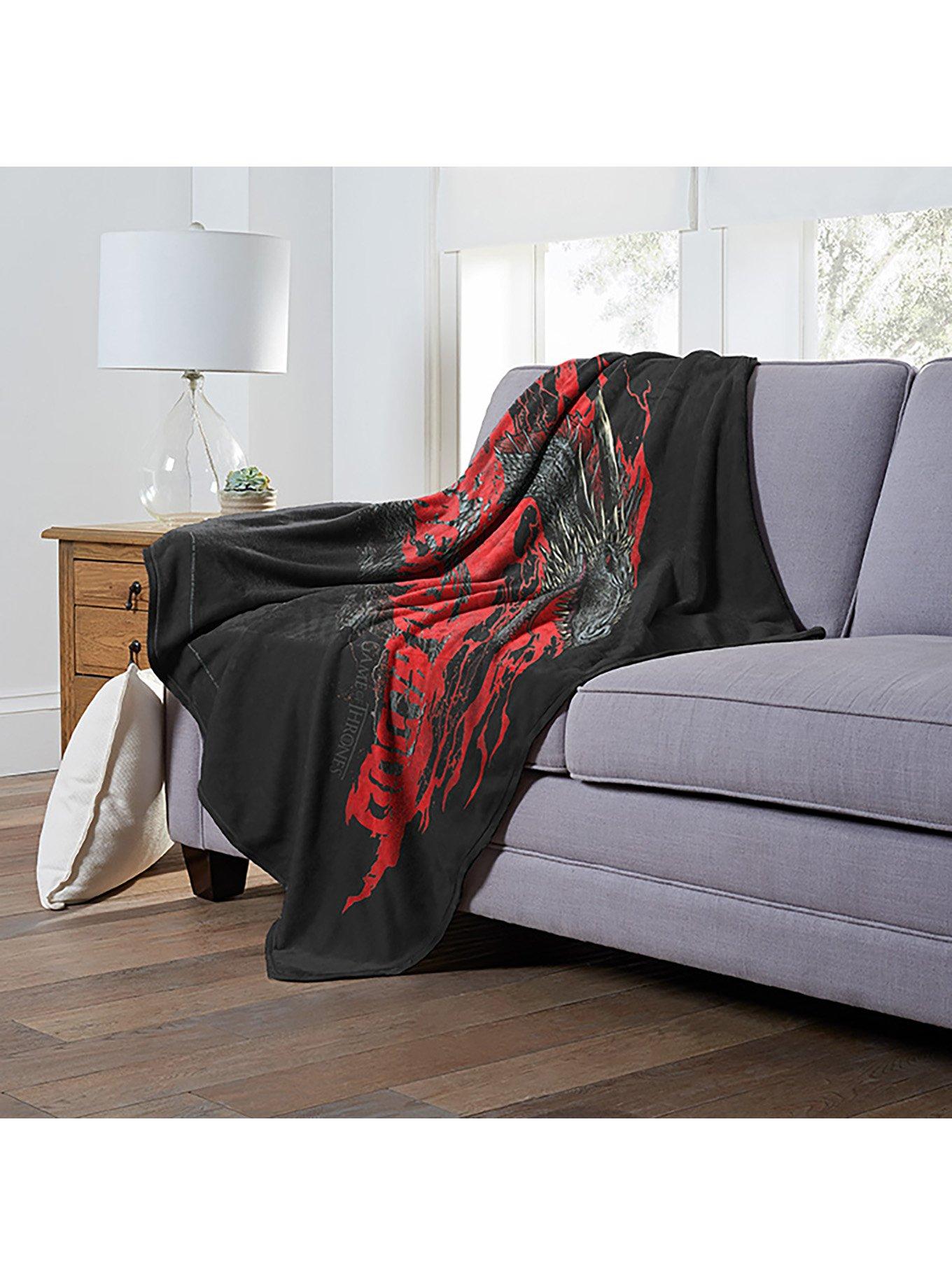 Game Of Thrones Fire And Blood Silk Touch Throw Blanket, , alternate