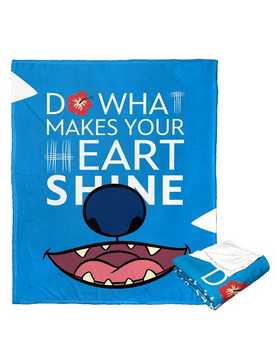 Disney100 Lilo And Stitch What Makes Your Heart Shine Silk Touch Throw, , hi-res