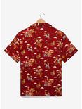 Disney Mickey Mouse & Friends Western Allover Print Button-Up - BoxLunch Exclusive, BURGUNDY, alternate