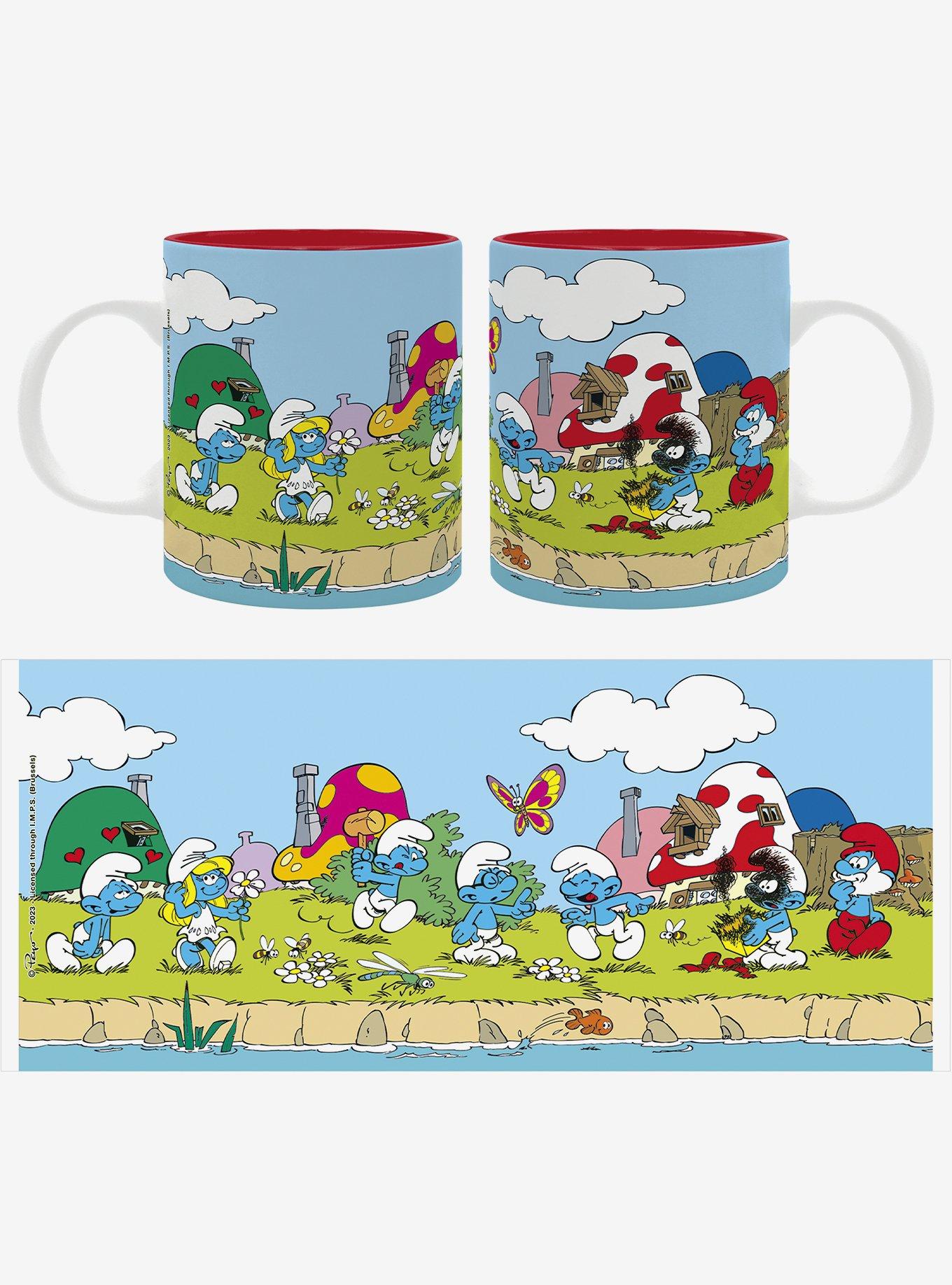 The Smurfs Village Group Mousepad and Mug Bundle, , alternate