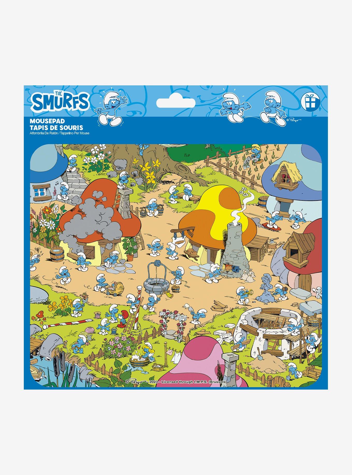 The Smurfs Village Group Mousepad and Mug Bundle, , alternate