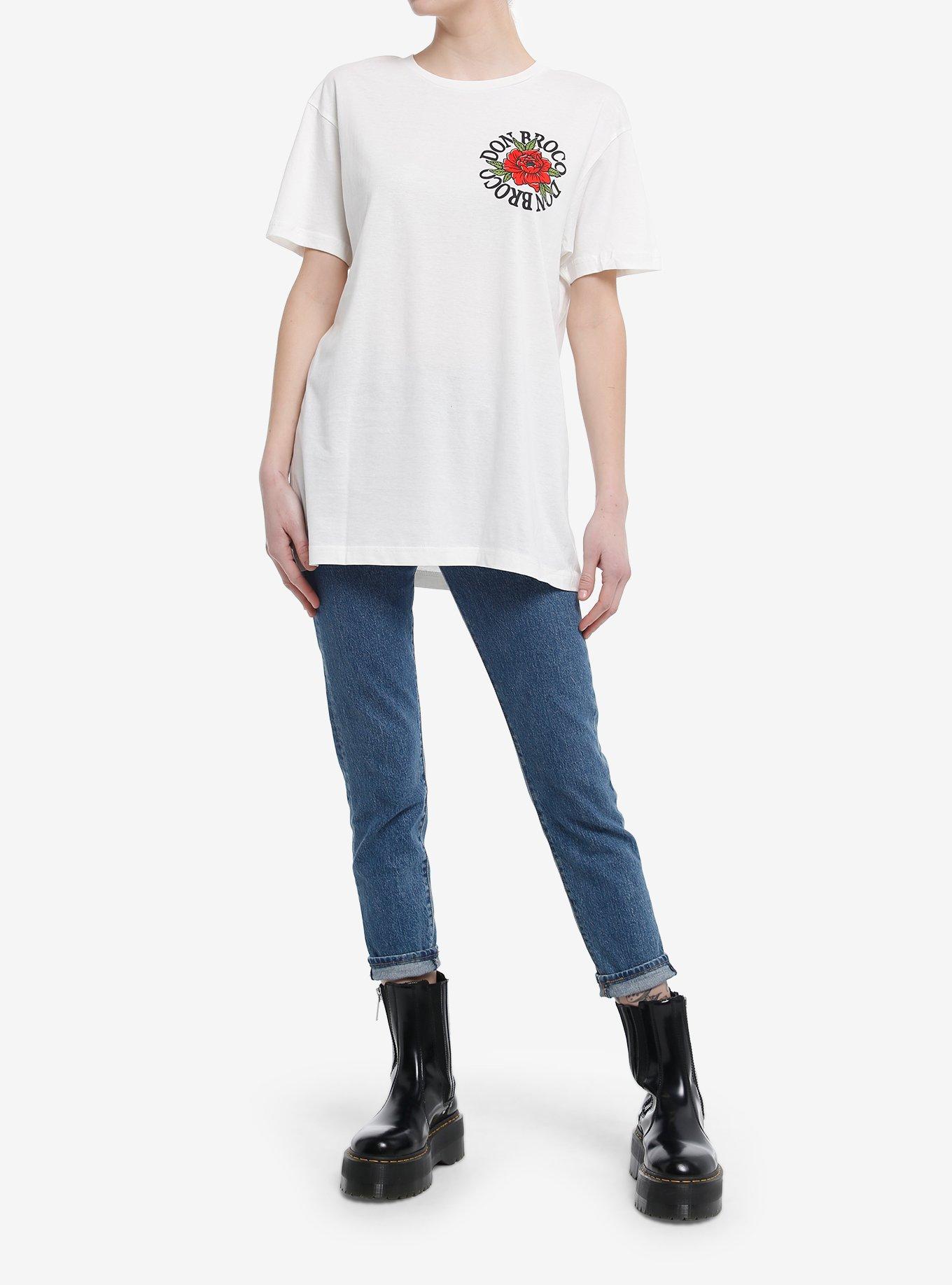 Don Broco Amazing Things Boyfriend Fit Girls T-Shirt, CREAM, alternate