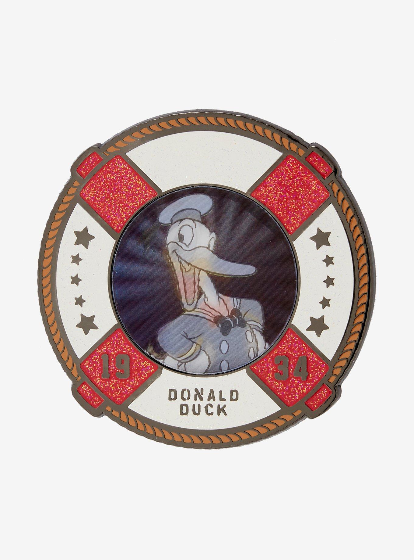 Loungefly Disney Donald Duck 90th Anniversary Lenticular Limited Edition Enamel Pin, , alternate