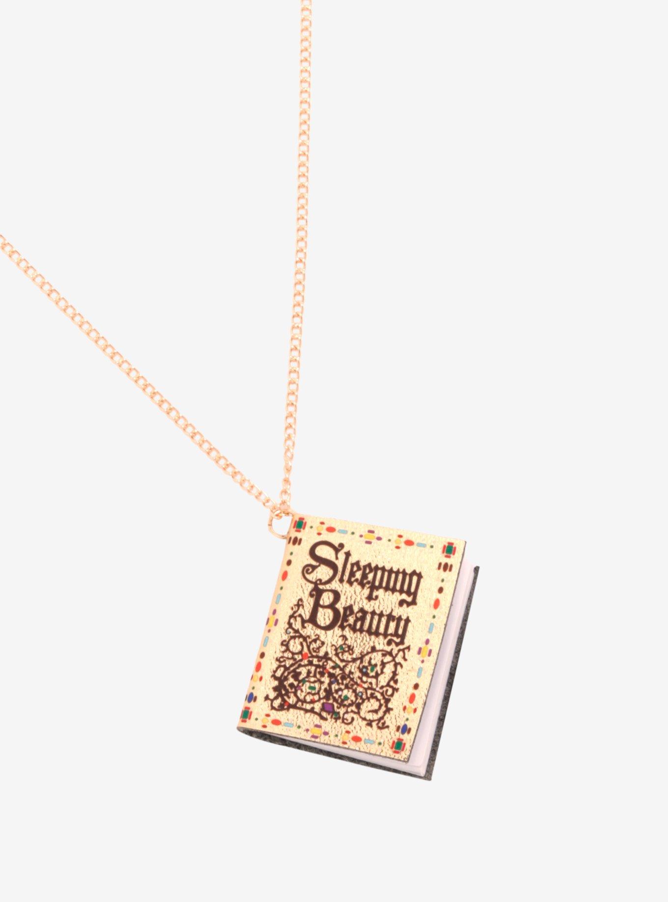 Disney Sleeping Beauty Book Necklace