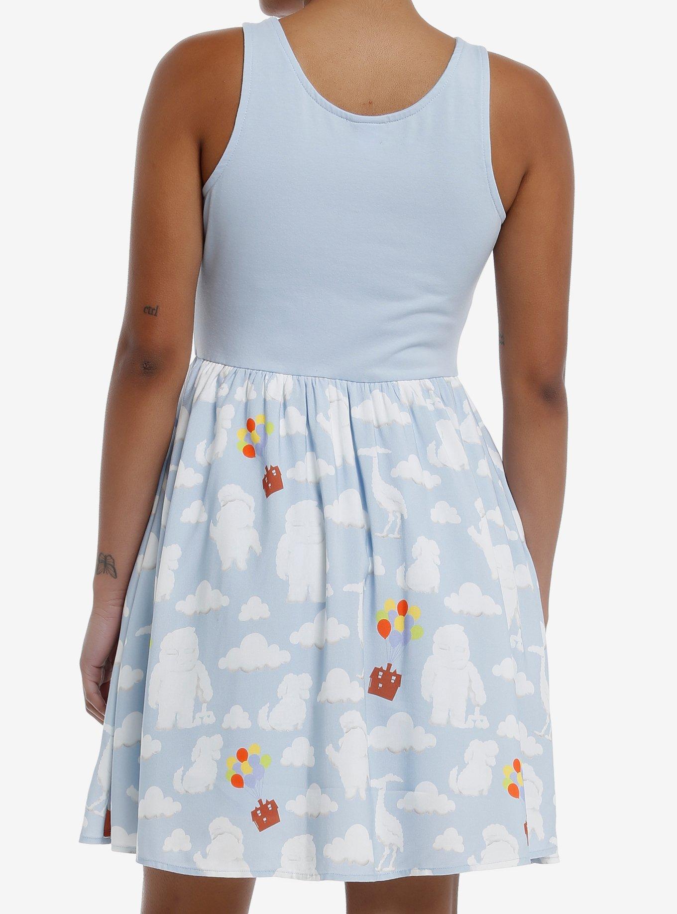 Her Universe Disney Pixar Up Balloons & Clouds Dress Her Universe Exclusive, MULTI, alternate