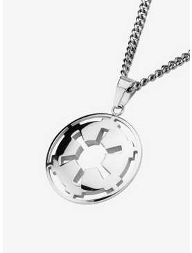 Star Wars Cut Out Galactic Empire Symbol Small Pendant Necklace, , hi-res