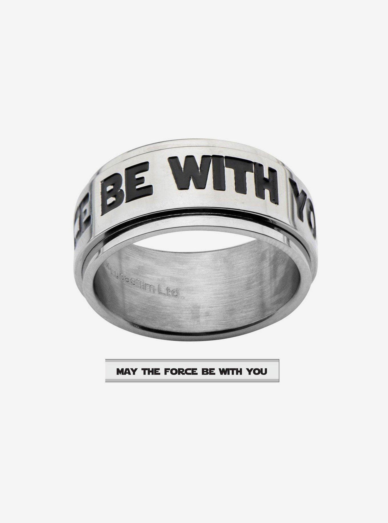 Star Wars May The Force Be With You Spinner Ring, MULTI, alternate
